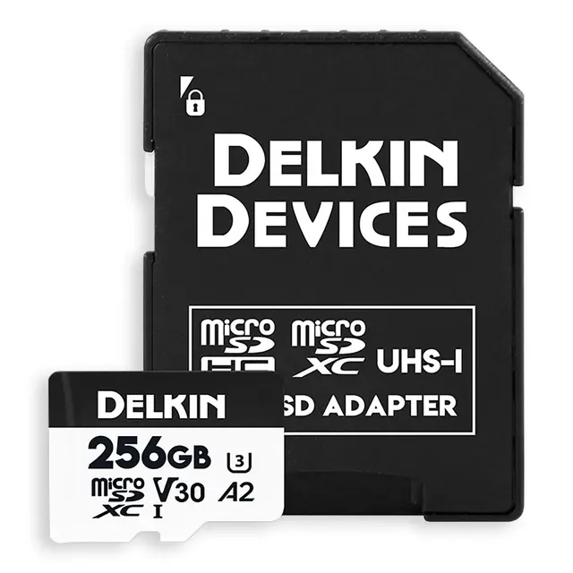 Delkin microSDXC Trail Cam Hyperspeed 256GB. R195/W160 (V30) 