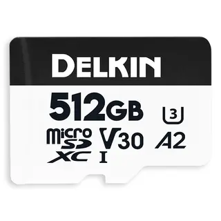 Delkin microSDXC Trail Cam Hyperspeed 512GB. R195/W160 (V30)