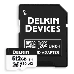 Delkin microSDXC Trail Cam Hyperspeed 512GB. R195/W160 (V30)