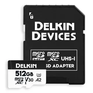 Delkin microSDXC Trail Cam Hyperspeed 512GB. R195/W160 (V30)