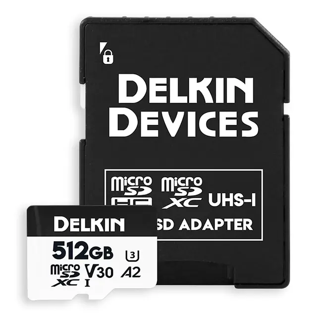 Delkin microSDXC Trail Cam Hyperspeed 512GB. R195/W160 (V30) 
