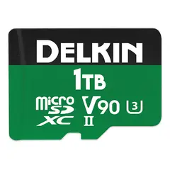 Delkin microSD Power 2000x UHS-II 1TB 1TB. R300/W250 (V90)