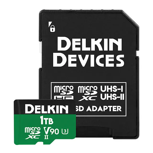 Delkin microSD Power 2000x UHS-II 1TB 1TB. R300/W250 (V90) 
