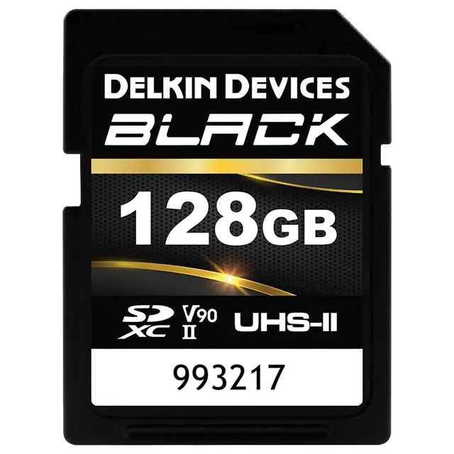 Delkin SDXC Black Rugged UHS-II 128GB 128GB. R300/W250 (V90) 