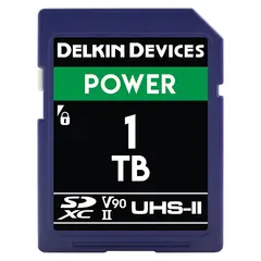 Delkin SDXC Power 2000X UHS-II U3 1TB 1TB. R300/W250 (V90)