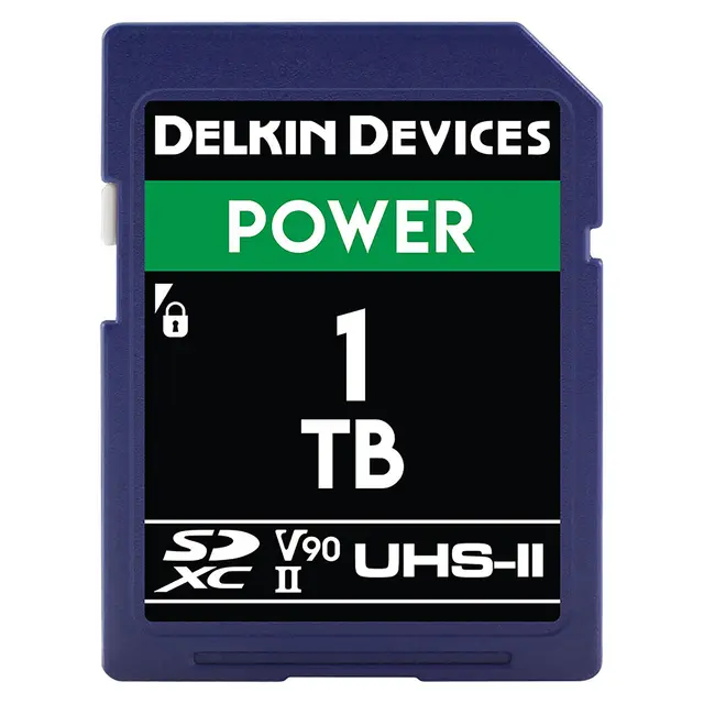 Delkin SDXC Power 2000X UHS-II U3 1TB 1TB. R300/W250 (V90) 