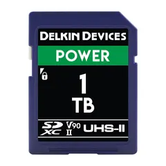 Delkin SDXC Power 2000X UHS-II U3 1TB 1TB. R300/W250 (V90)