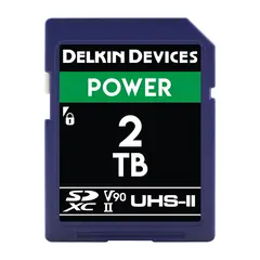 Delkin SDXC Power 2000X UHS-II U3 2TB 2TB. R300/W250 (V90)