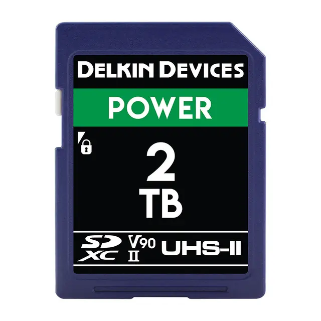 Delkin SDXC Power 2000X UHS-II U3 2TB 2TB. R300/W250 (V90) 