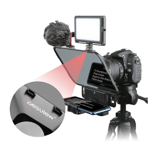 Desview T3 Teleprompter Til Smartphone 
