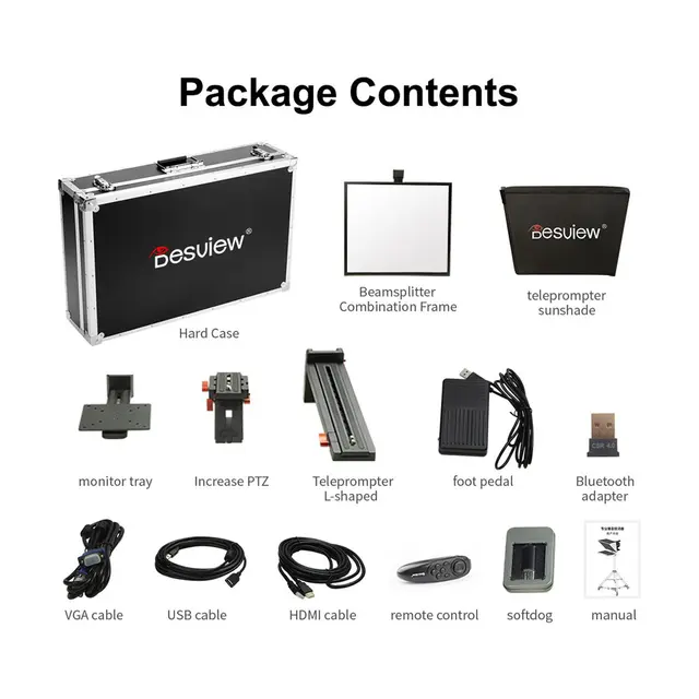 Desview T22 Teleprompter Broadcast 21,5" Monitor 