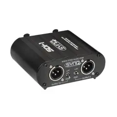 Synq SDI-1 Stereo DI-boks Ubalansert til balansert audio signal