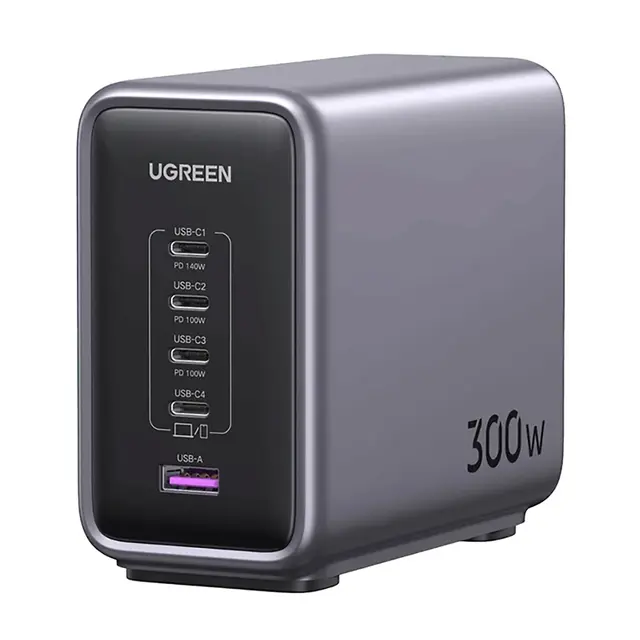Ugreen Nexode 300W 5-Port PD GaN Fast Charger 