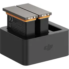 DJI Osmo Action lade Kit Batterilader og 2 Batterier