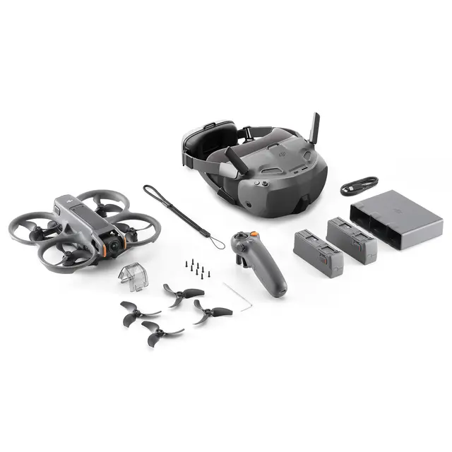 DJI Avata 2 Fly Smart Combo 3 Batterier 