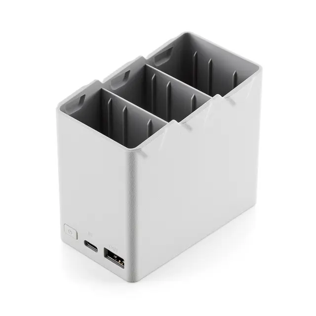 DJI Mini 3/4 Pro Two-Way Charging Hub Ladehub med plass til 3 batterier 