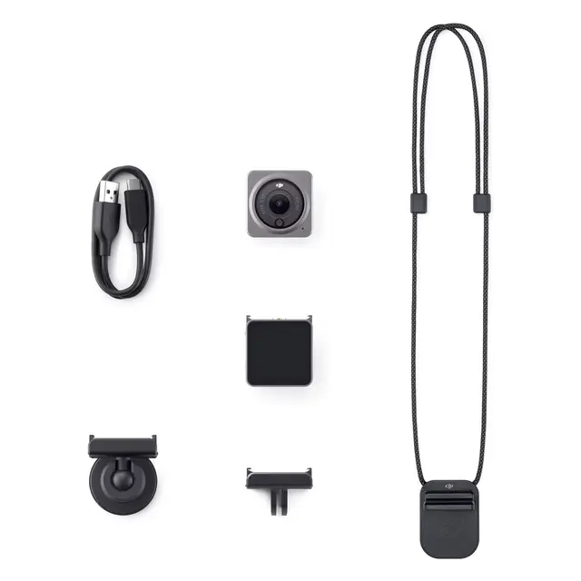 DJI Action 2 Dual-Screen Combo Vanntett actioncam m/magnetisk tilbehør 