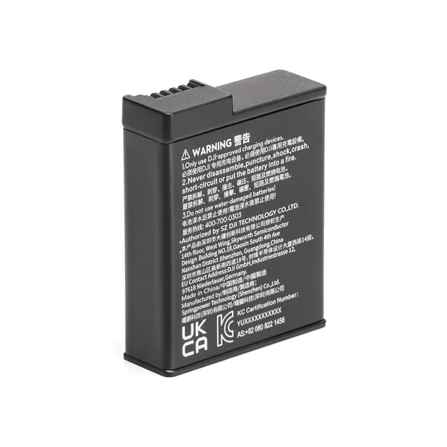 DJI Osmo Action Extreme Battery Batteri til Action 3 og 4 