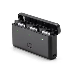 DJI Action Multifunctional Battery Case Lader for 3 batterier Action 3 + 4