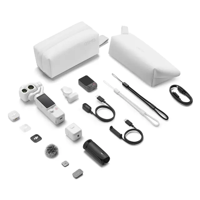 DJI Osmo Pocket 4P Vlog Combo Pearl White 