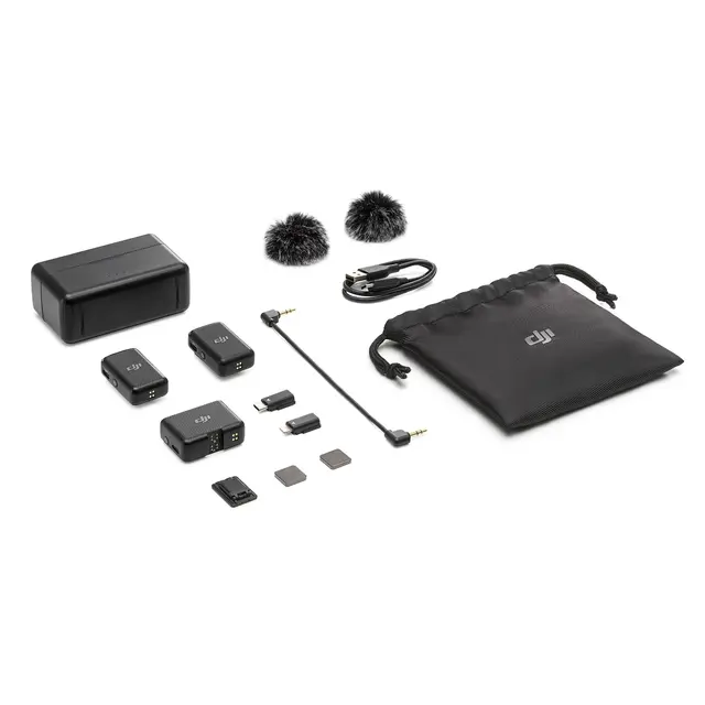 DJI Mic 2 sendere, 1 mottaker 