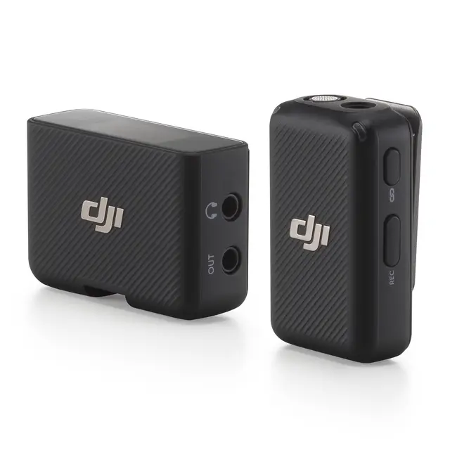 DJI Mic (1 TX + 1 RX) 1 sender, 1 mottaker 