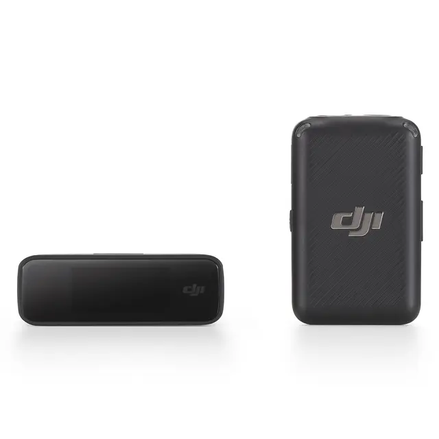 DJI Mic (1 TX + 1 RX) 1 sender, 1 mottaker 