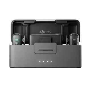 DJI Mic 2 (2 TX + 1 RX + Charging Case) 2 Mic/Sendere, 1 mottaker og ladeetui