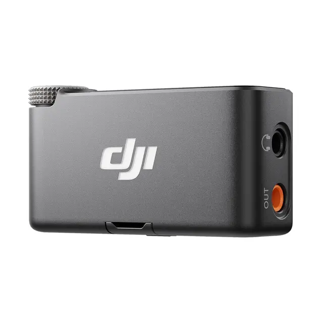 DJI Mic 2 (2 TX + 1 RX + Charging Case) 2 Mic/Sendere, 1 mottaker og ladeetui 