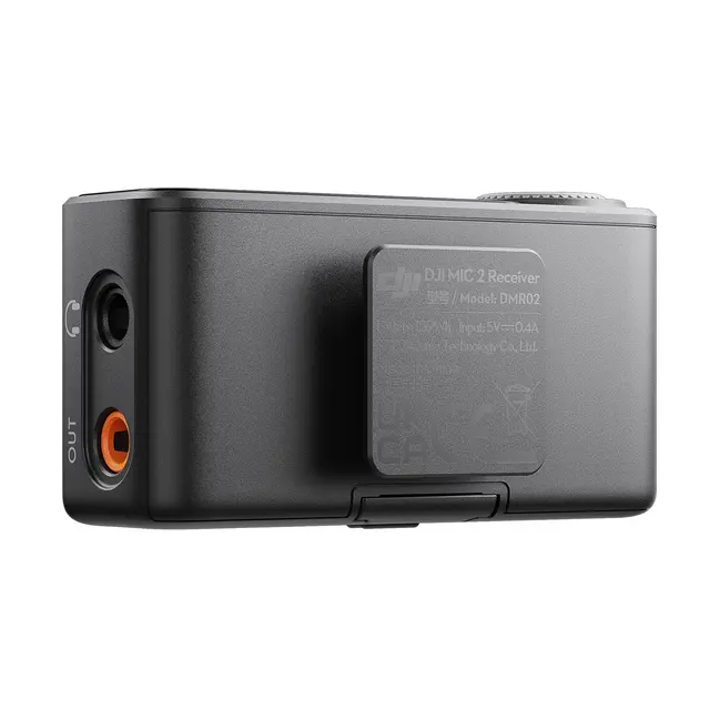 DJI Mic 2 (2 TX + 1 RX + Charging Case) 2 Mic/Sendere, 1 mottaker og ladeetui 