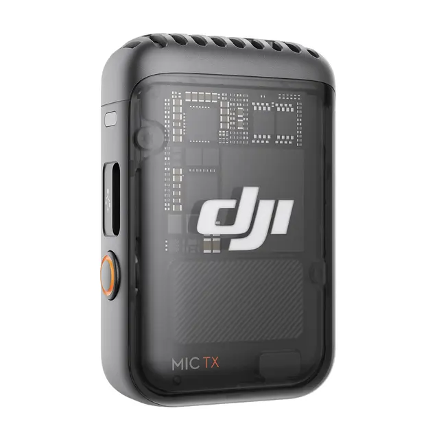 DJI Mic 2 (1 TX + 1 RX) 1 Mikrofon/Sender + 1 mottaker 