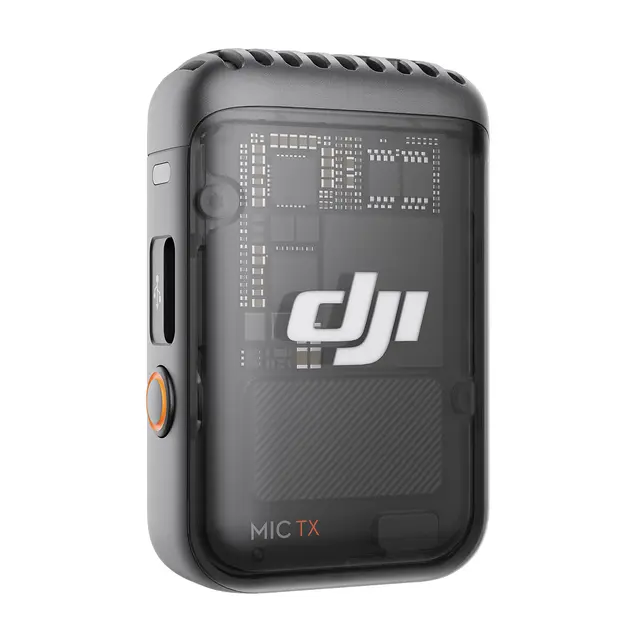 DJI Mic 2 Transmitter (1TX Shadow Black) 1 Mikrofon/Sender. Sort 