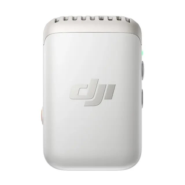 DJI Mic 2 (1 TX, Platinum White) 1 Mikrofon/Sender. Hvit 