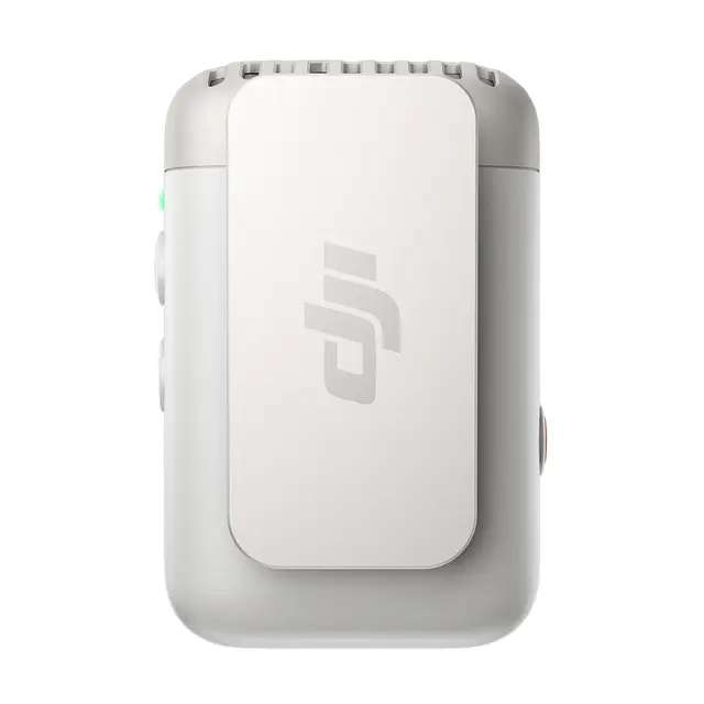 DJI Mic 2 (1 TX, Platinum White) 1 Mikrofon/Sender. Hvit 