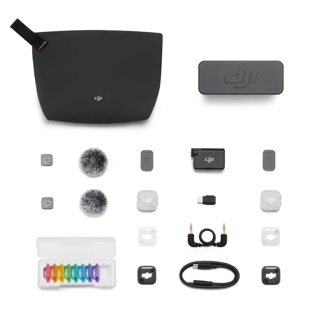 DJI Mic Mini 2S (2 TX + 1 RX) + Charging Case 