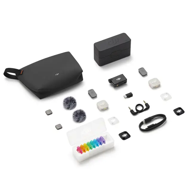 DJI Mic Mini 2S (2 TX + 1 RX) + Charging Case 