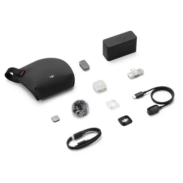 DJI Mic Mini 2S (1 TX + 1 Mobile RX) + Charging Case 