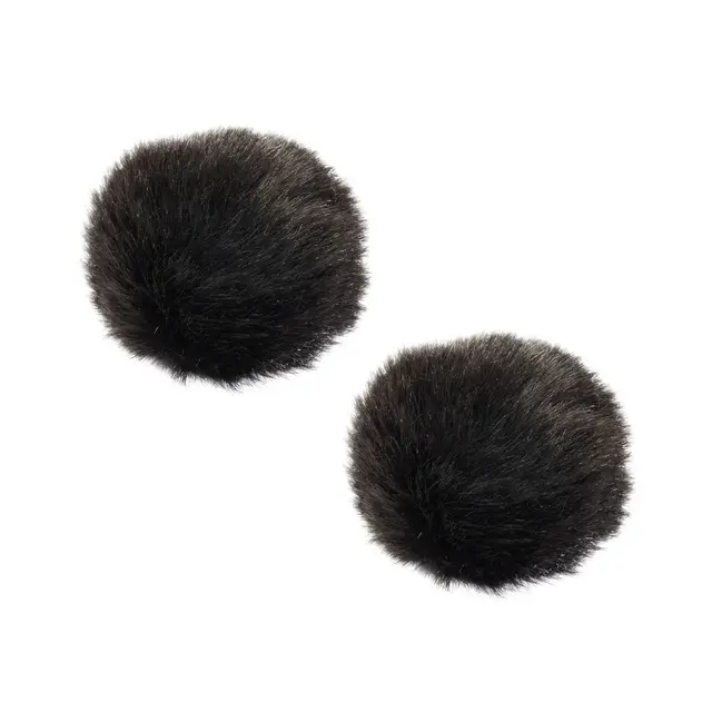 DPA AIR1 Sort Windscreen, Large, 2 pcs 