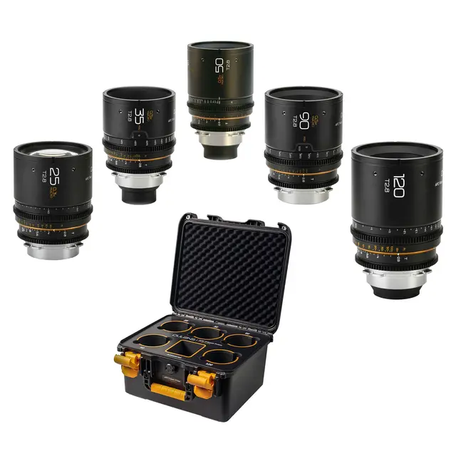 Dulens APO Triassic Prime Bundle PL Complete Set. 25/35/50/90mm T2.8 PL 
