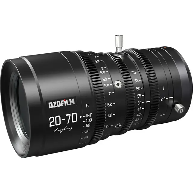 DZOFilm LingLung 20-70mm T2.9 MFT Micro 4/3 Mount,  Parfocal Cine Lens 