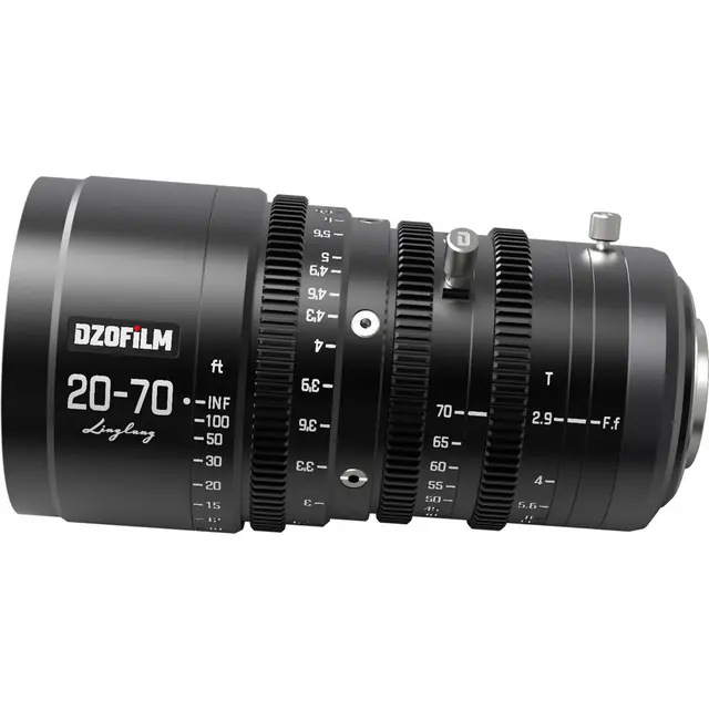 DZOFilm LingLung 20-70mm T2.9 MFT Micro 4/3 Mount,  Parfocal Cine Lens 
