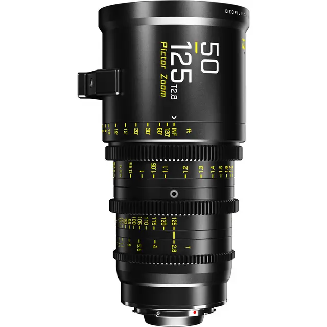 DZOFilm Pictor Zoom 3 Pack T2.8 Black 14-30, 20-55 og 50-125mm Cine Optikk 