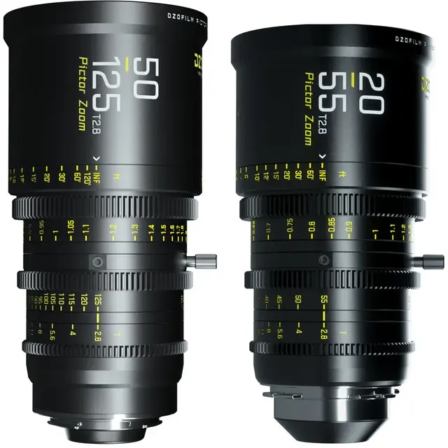 DZOFilm Pictor Zoom 20-55/50-125  T2.8 Bundle Zoom objektiver med Hardcase 