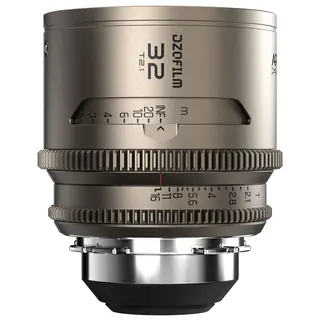 DZOFilm Arcana 32mm T2.1 FF Prime 1.5x Anamorphic. ARRI PL. Titanium
