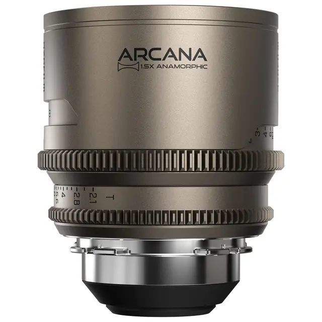DZOFilm Arcana 32mm T2.1 FF Prime 1.5x Anamorphic. ARRI PL. Titanium 