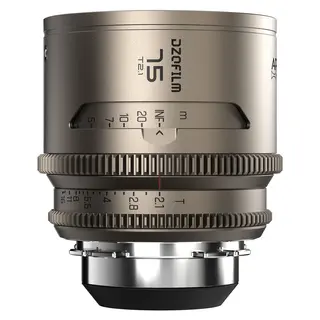 DZOFilm Arcana 75mm T2.1 FF Prime 1.5x Anamorphic. ARRI PL. Titanium