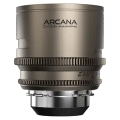 DZOFilm Arcana 75mm T2.1 FF Prime 1.5x Anamorphic. ARRI PL. Titanium