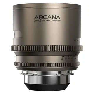 DZOFilm Arcana 75mm T2.1 FF Prime 1.5x Anamorphic. ARRI PL. Titanium