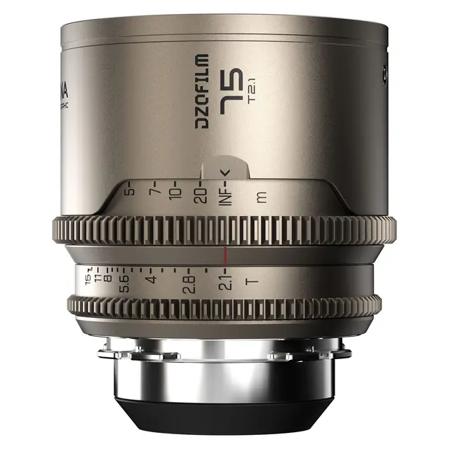 DZOFilm Arcana 75mm T2.1 FF Prime 1.5x Anamorphic. ARRI PL. Titanium 