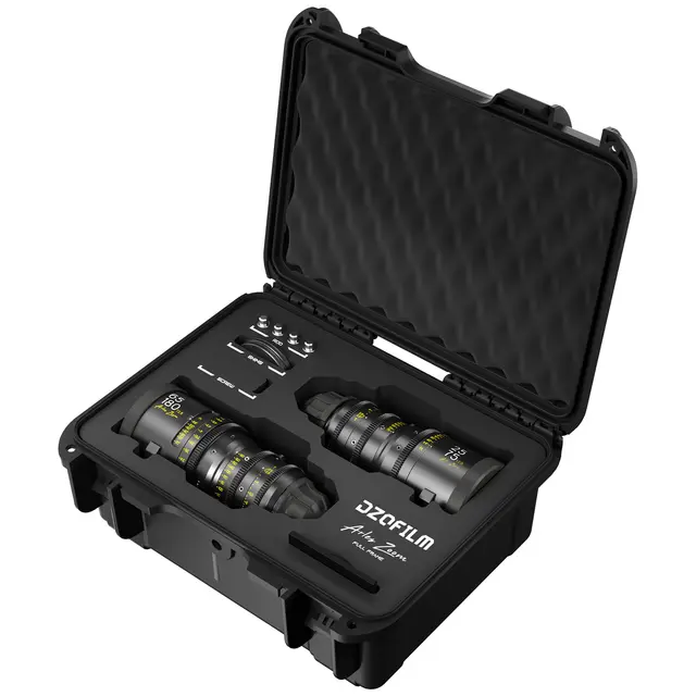 DZOFilm Arles Zoom 25-75/65-180mm T2.6 Kit med Hardcase. PL 